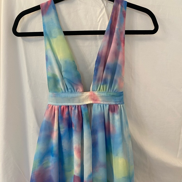Watercolor Mini Dress - Picture 2 of 6